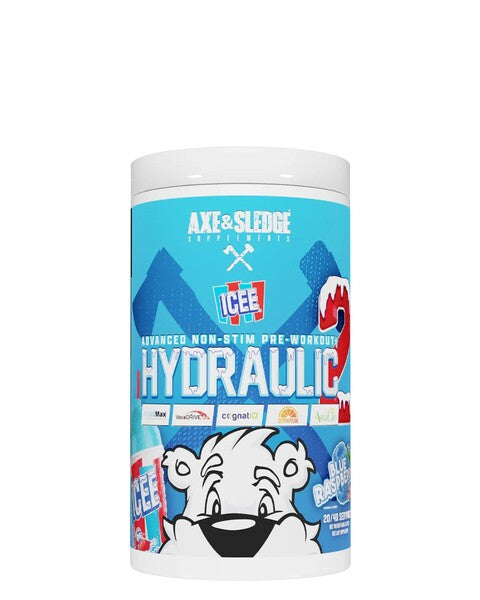 Axe & Sledge Hydraulic V2 Non-Stim Pre-Workout, ICEE Blue Raspberr