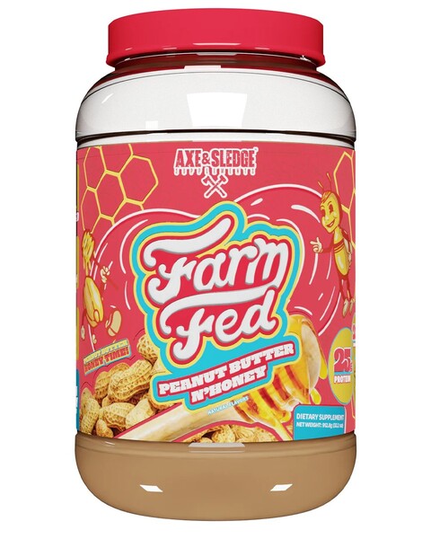 Axe & Sledge Farm Fed, Peanut Butter N' Honey - 912g
