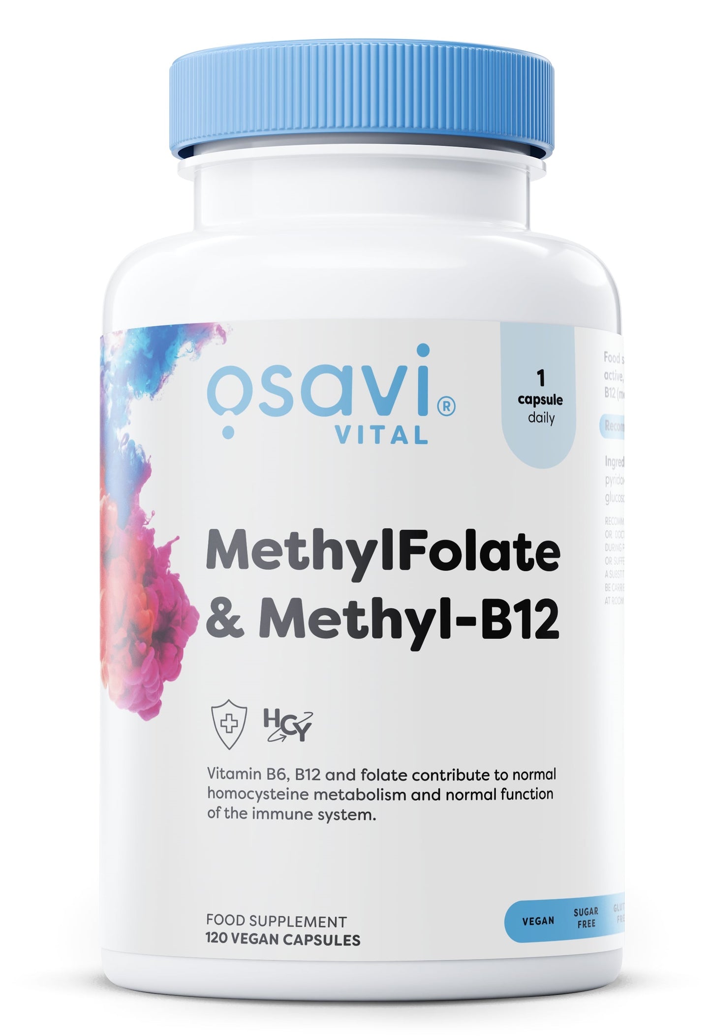 Osavi MethylFolate & Methyl-B12 - 120 vegan caps