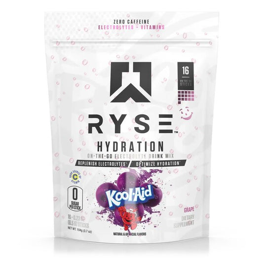RYSE Hydration Sticks, Kool-Aid Grape - 16 x 6.5g