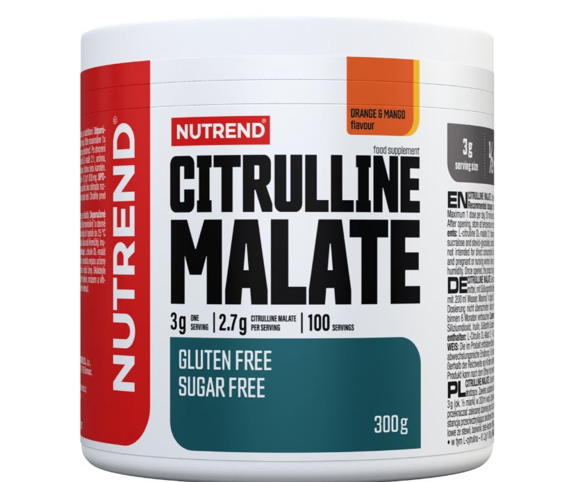 Nutrend Citrulline Malate, Orange & Mango - 300g