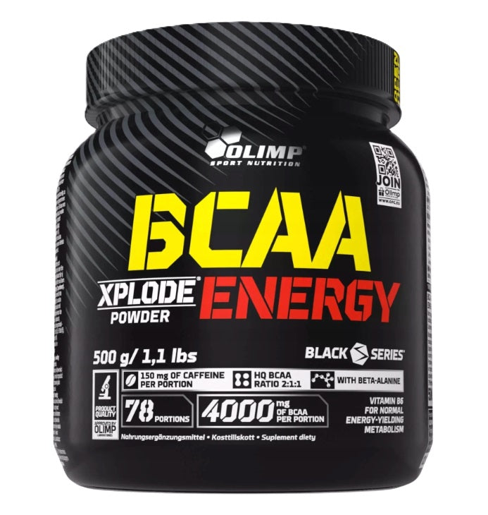 Olimp Nutrition BCAA Xplode Energy, Fruit Punch - 500g
