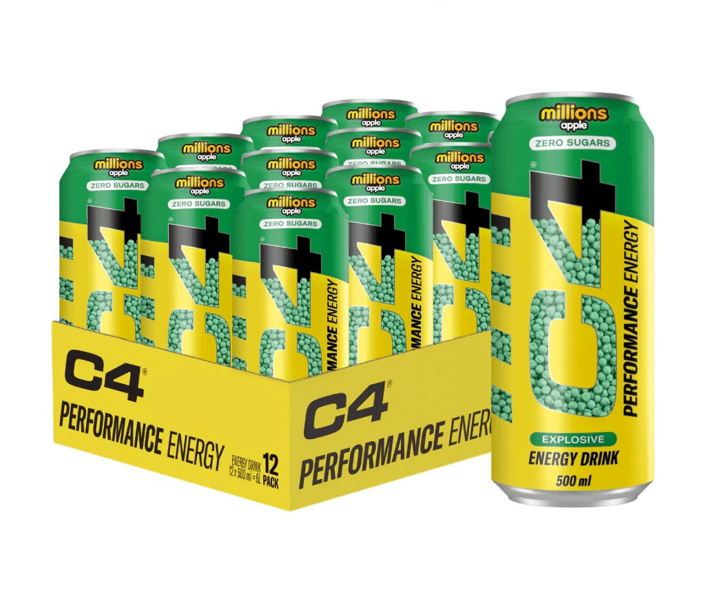 Cellucor C4 Performance Energy, Millions Apple - 12 x 500 ml.