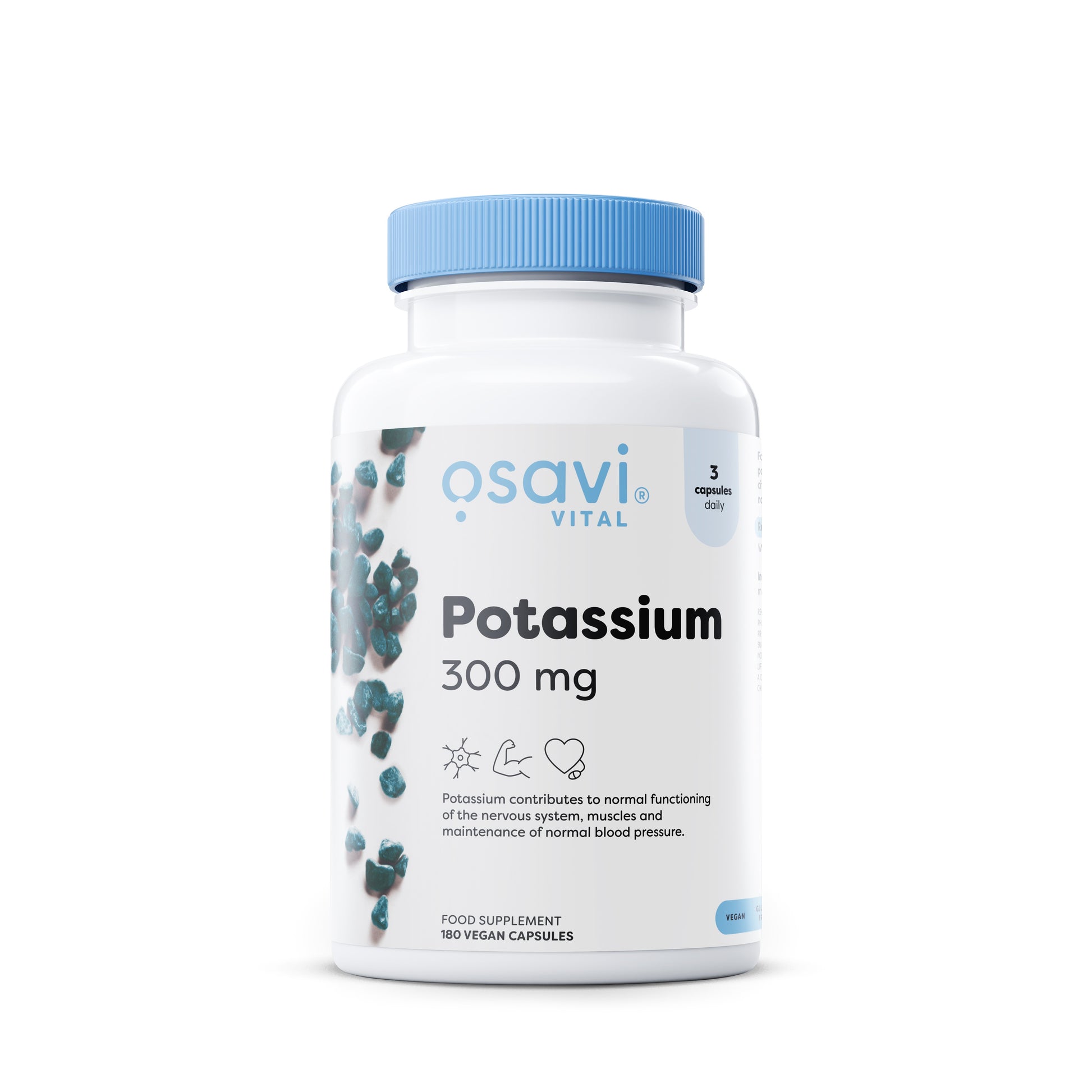 Osavi Potassium, 300mg - 180 vegan caps