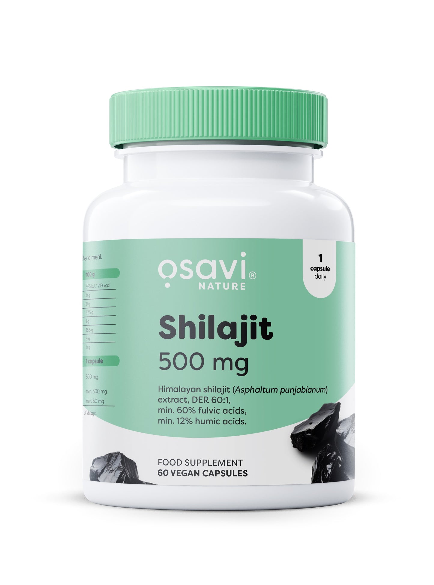 Osavi Shilajit, 500mg - 60 vegan caps