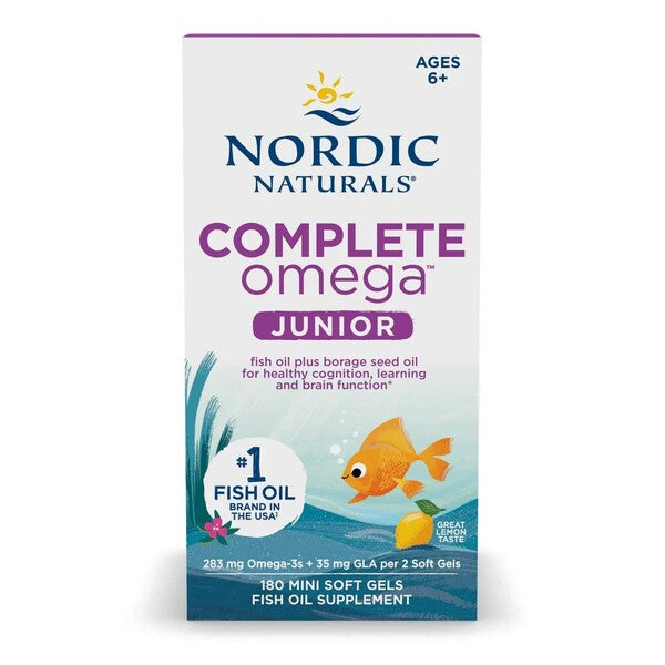 Nordic Naturals Complete Omega Junior, 283mg Lemon - 180 mini soft