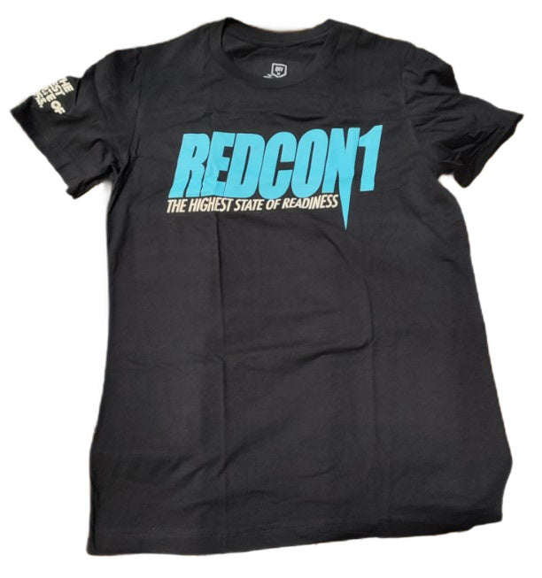 Redcon1 Redcon1 OG T-Shirt, Teal on Black - Medium