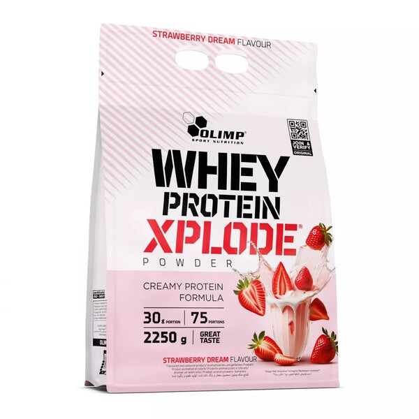 Olimp Nutrition Whey Protein Xplode, Strawberry Dream - 2250g