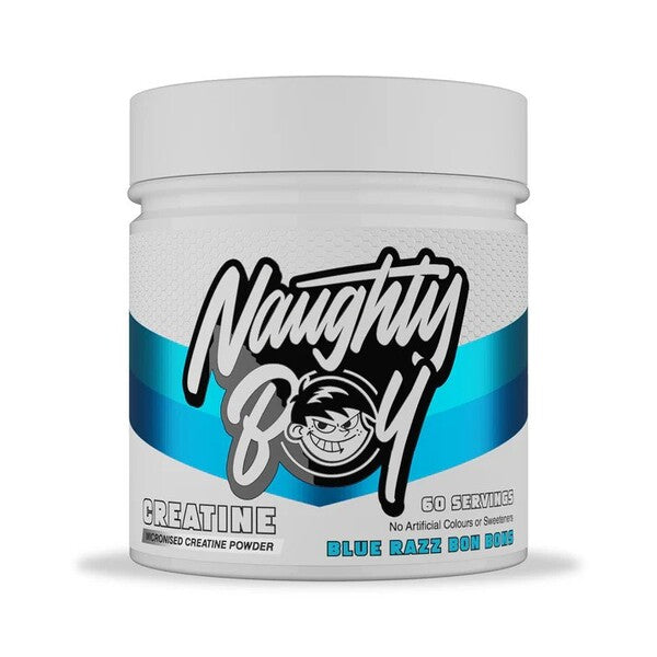 Naughty Boy Creatine, Blue Razz Bon Bons - 300g