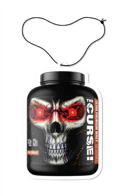 JNX Sports The Curse! Whey Protein Tub Air Freshener, Coconut
