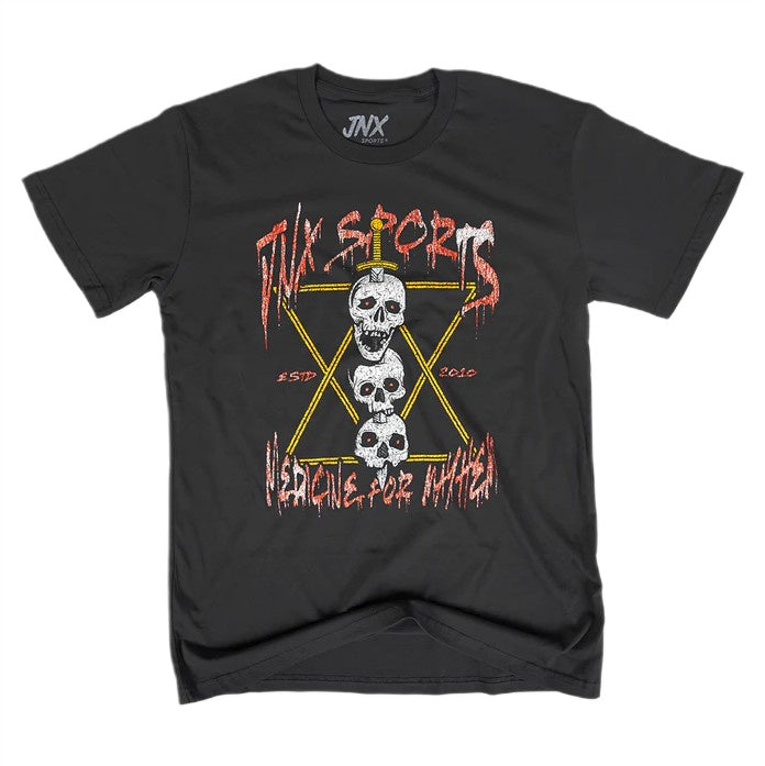 JNX Sports Skulls on a Stick T-Shirt, Coal - Large