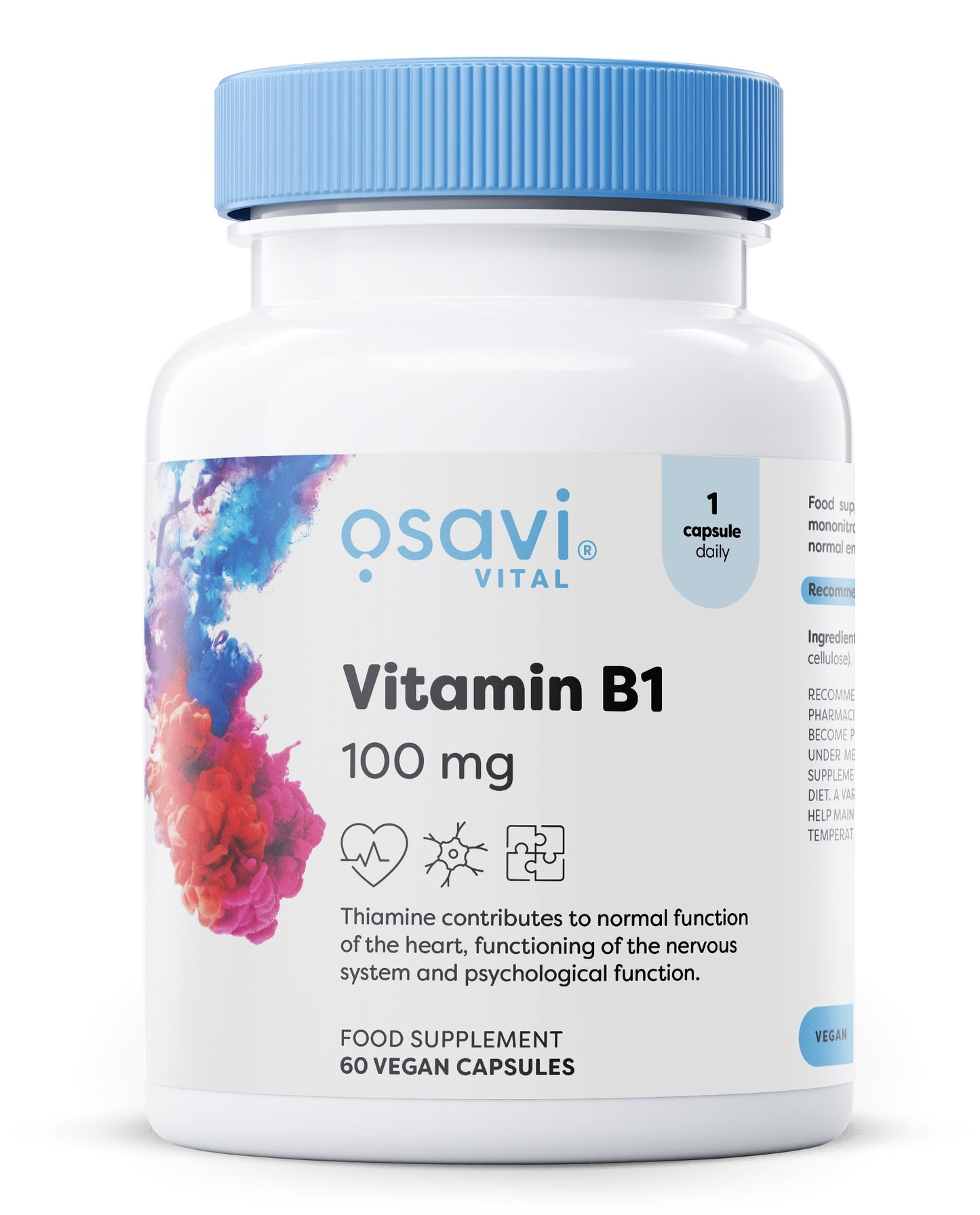 Osavi Vitamin B1, 100mg - 60 vegan caps