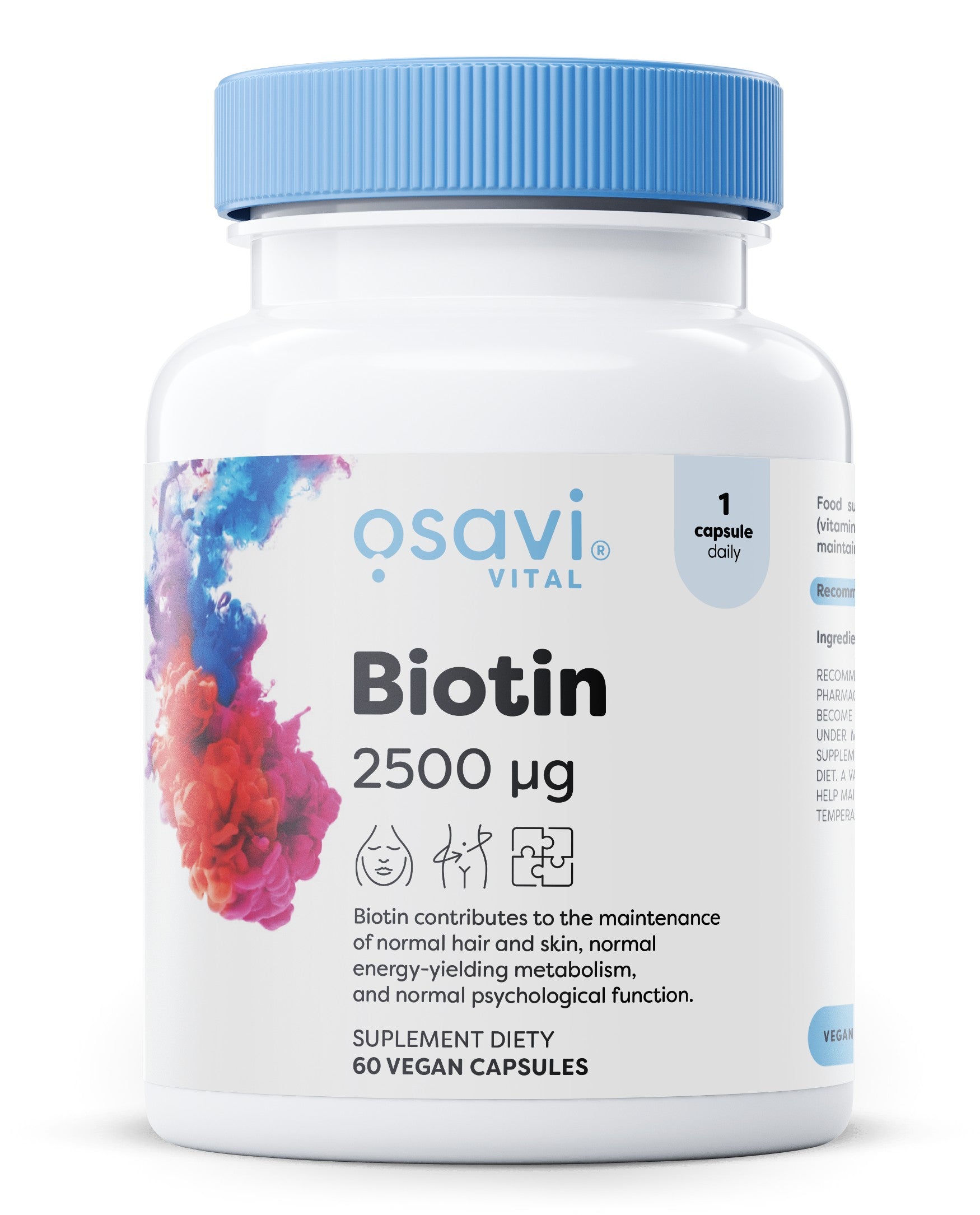 Osavi Biotin, 2500mcg - 60 vegan caps