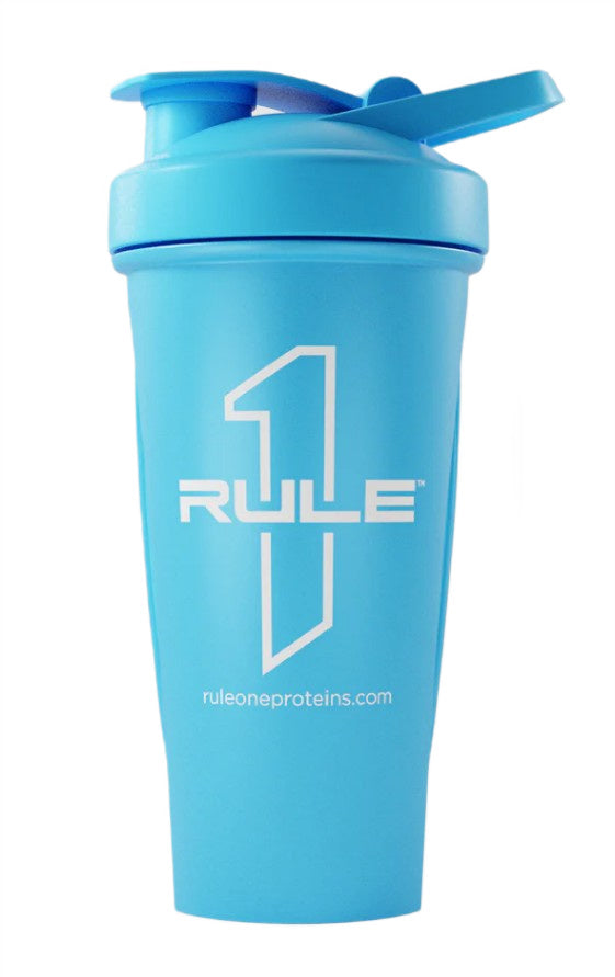 Rule One R1 Outlined Logo Shaker Cup, Blue - 600 ml.