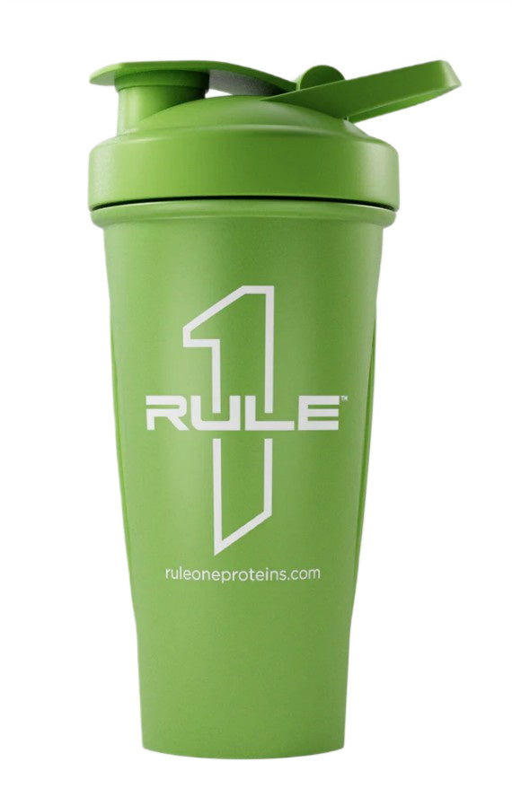 Rule One R1 Outlined Logo Shaker Cup, Green - 600 ml.