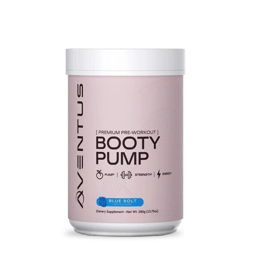Aventus Supplements Booty Pump - Premium Pre-Workout, Blue Bolt
