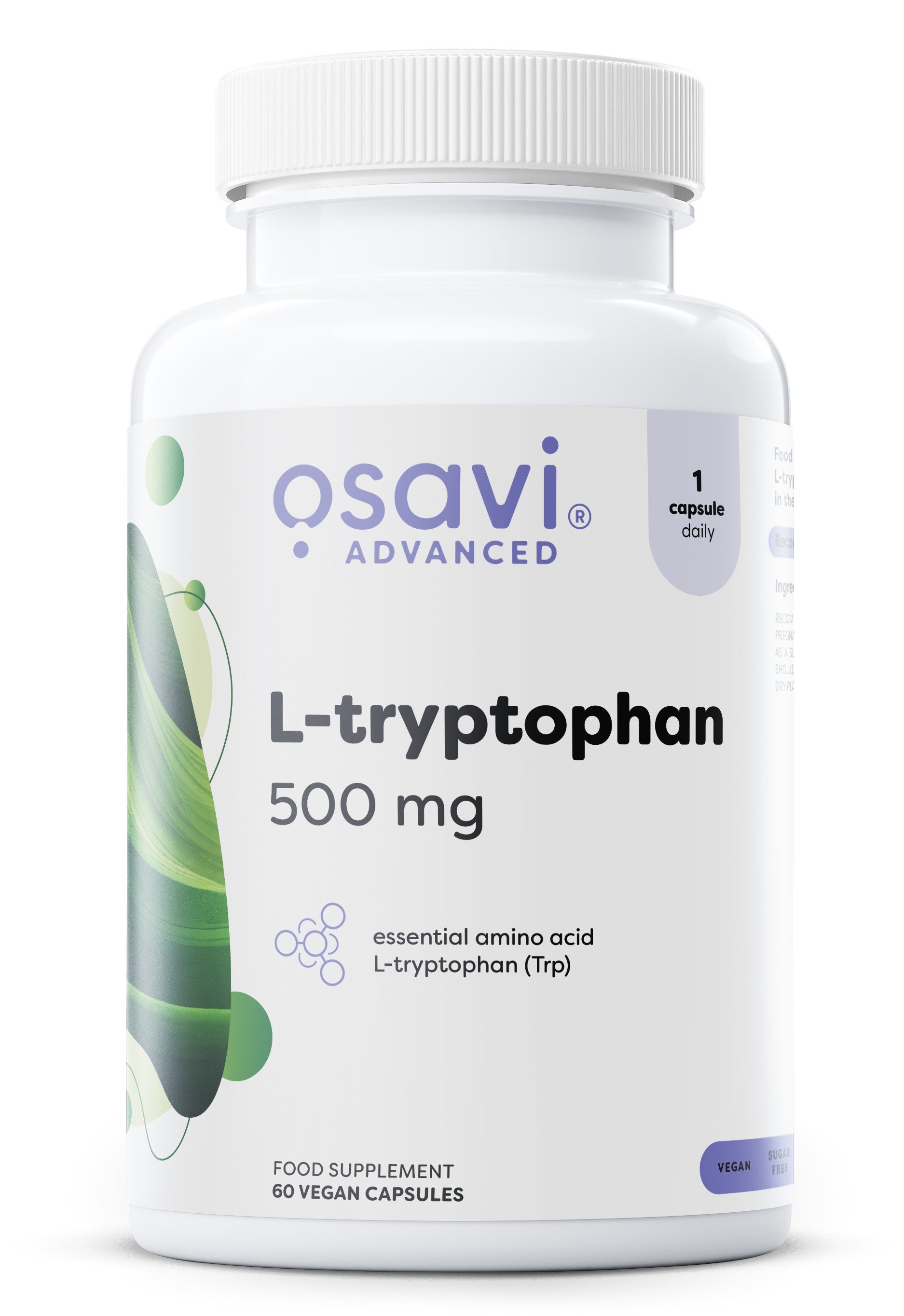 Osavi L-tryptophan, 500mg - 60 vegan caps