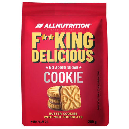 Allnutrition Fitking Delicious Cookie, Butter Cookies with Milk Ch