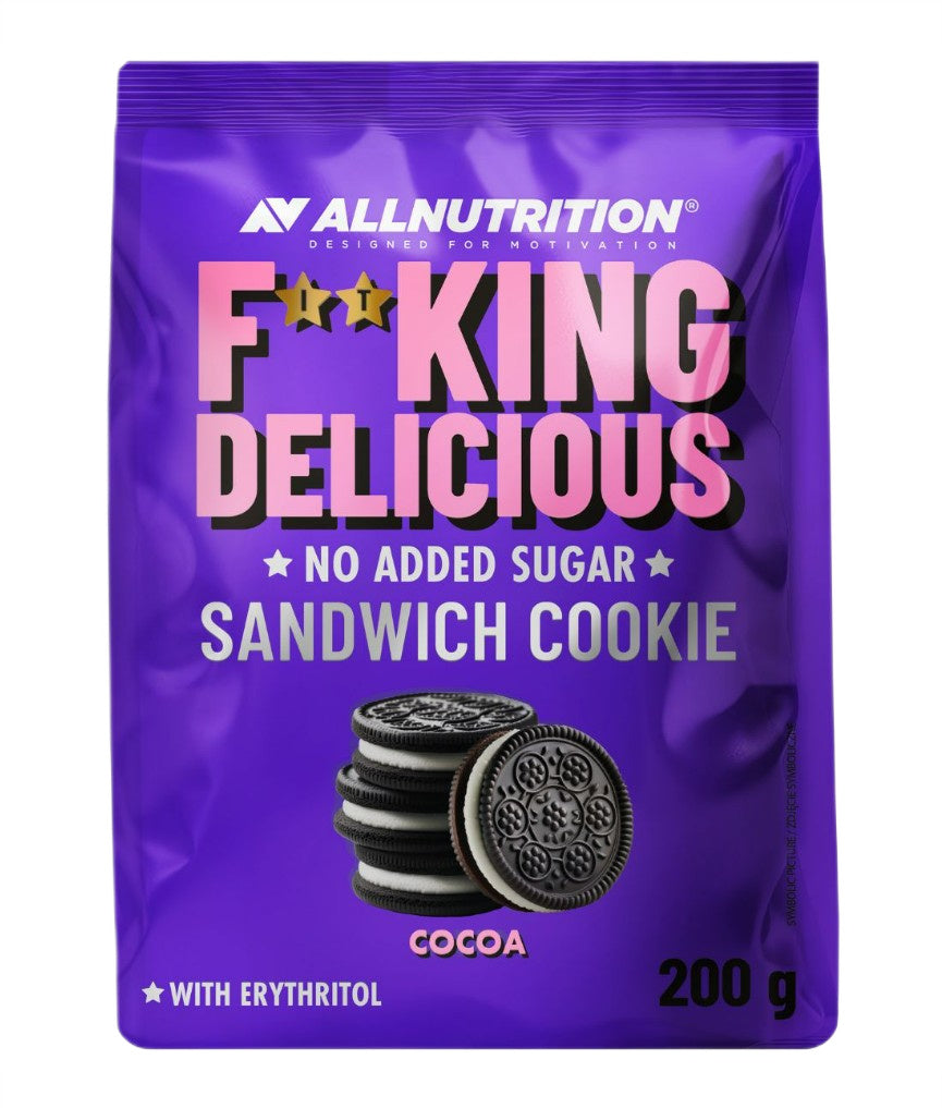 Allnutrition Fitking Delicious Sandwich Cookie, Cocoa - 200g