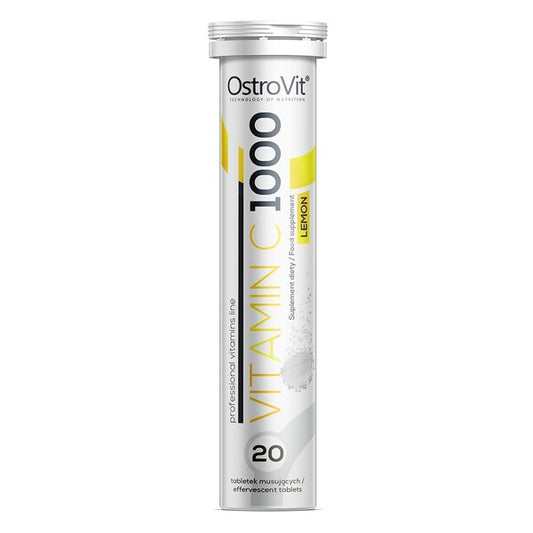 OstroVit Vitamin C 1000, Lemon - 20 effervescent tabs