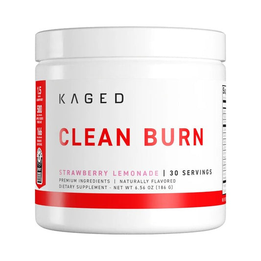 Kaged Muscle Clean Burn Powder, Strawberry Lemonade - 186g