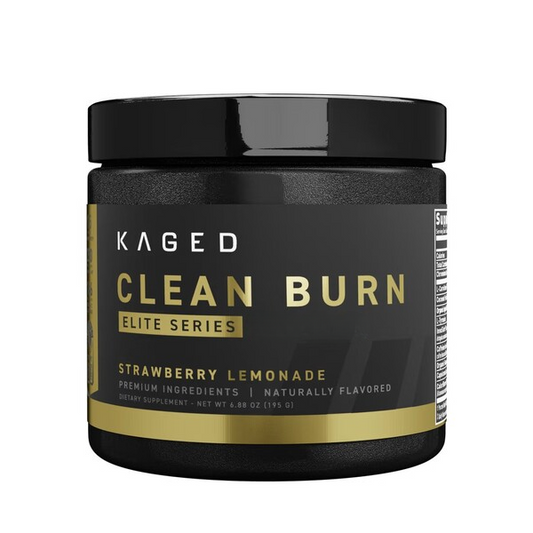 Kaged Muscle Clean Burn Powder - Elite Series, Strawberry Lemonade