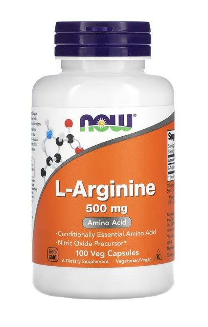 NOW Foods L-Arginine, 500mg - 100 caps