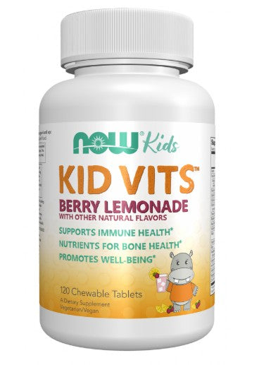 NOW Foods Kid Vits, Berry Lemonade - 120 chewables