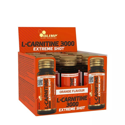 Olimp Nutrition L-Carnitine 3000 Extreme Shot, Orange - 9 x 25 ml.