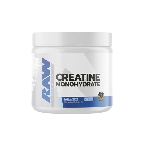 Raw Nutrition Creatine Monohydrate, Blue Raspberry - 213g
