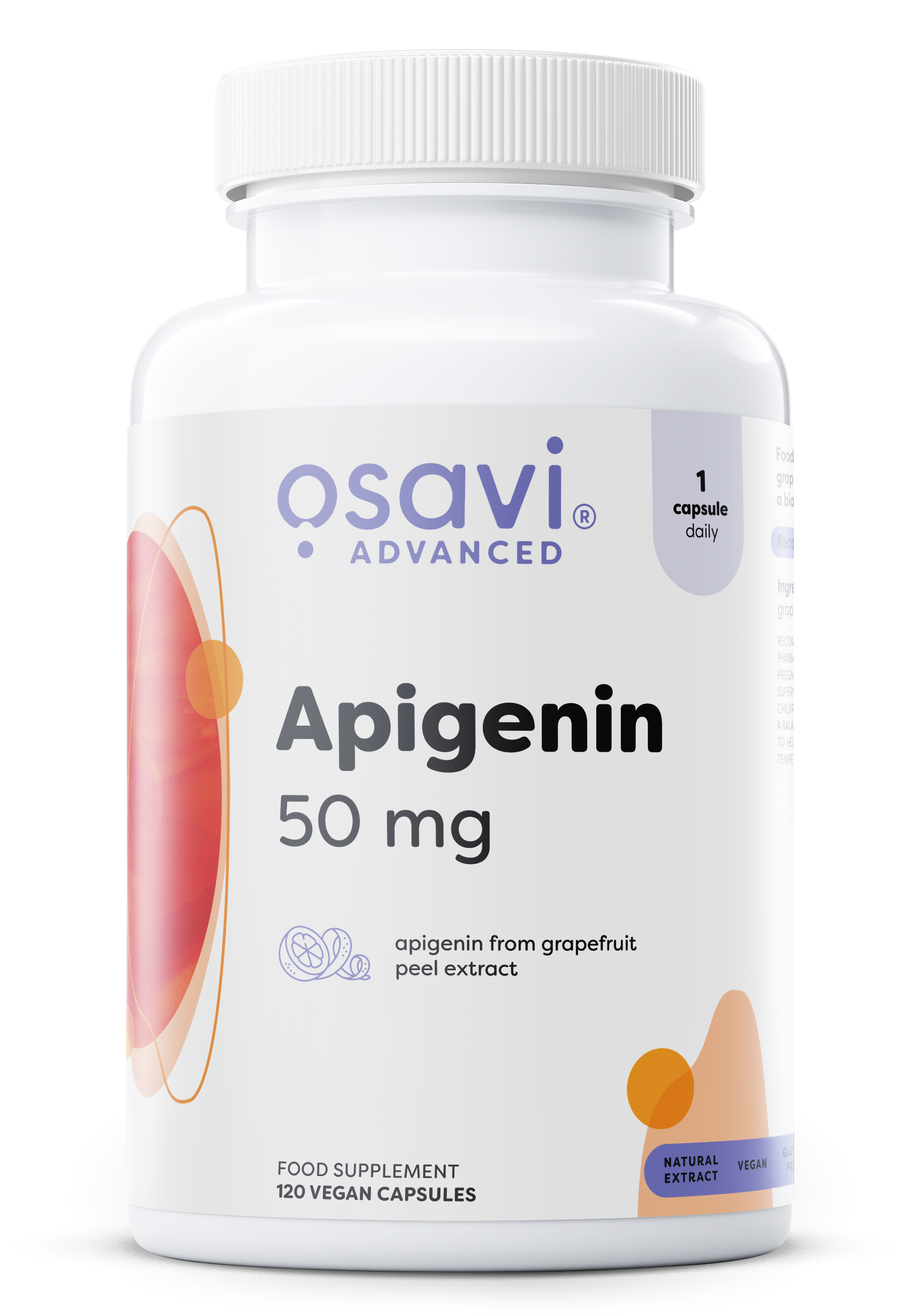 Osavi Apigenin, 50mg - 120 vegan caps
