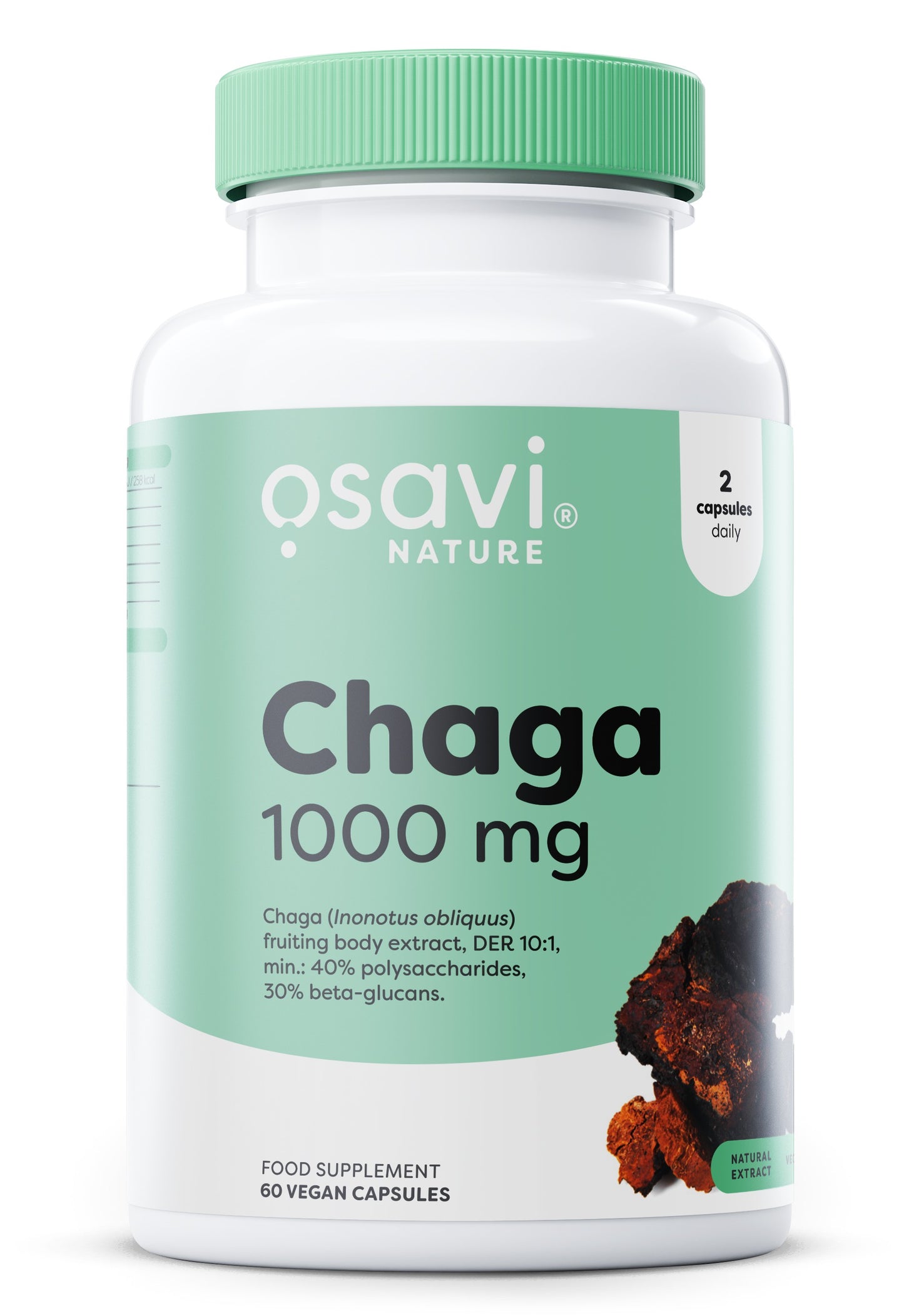 Osavi Chaga, 1000mg - 60 vegan caps