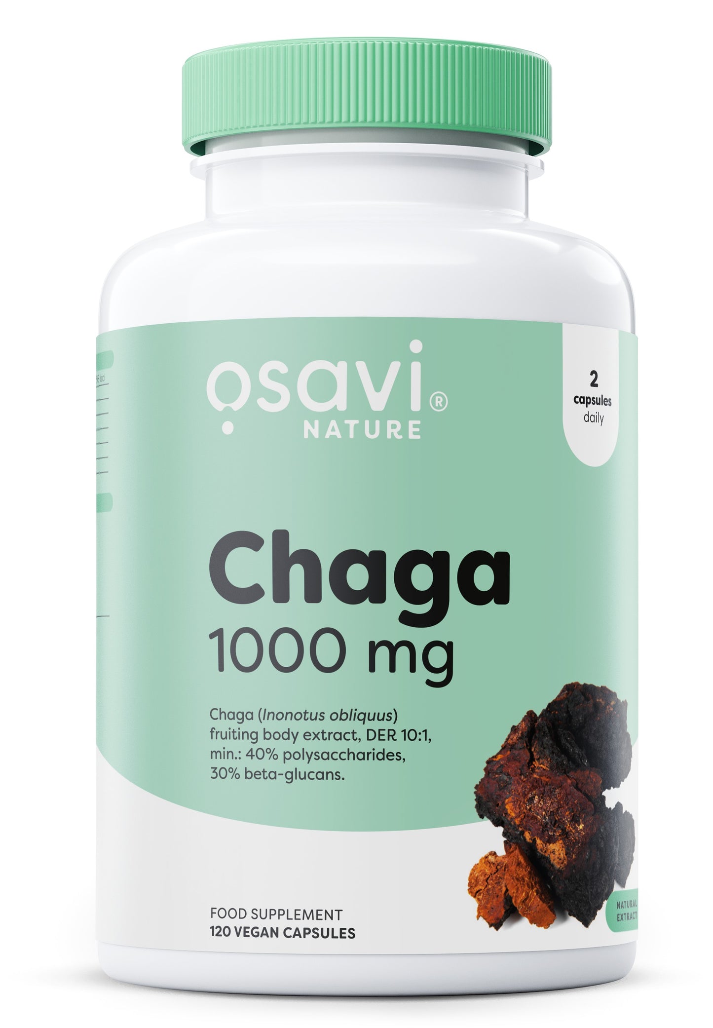 Osavi Chaga, 1000mg - 120 vegan caps