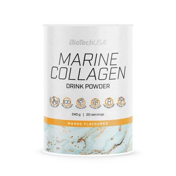 BioTechUSA Marine Collagen, Mango - 240g
