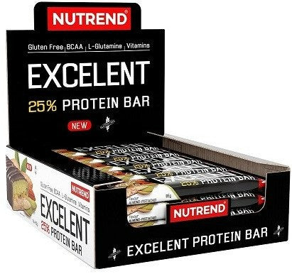 Nutrend Excelent 25% Protein Bar Double, Chocolate & Nougat with C