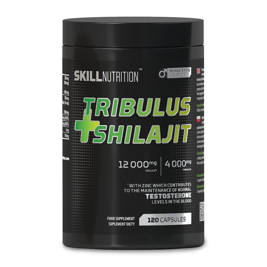 Skill Nutrition Tribulus + Shilajit - 120 vegan caps