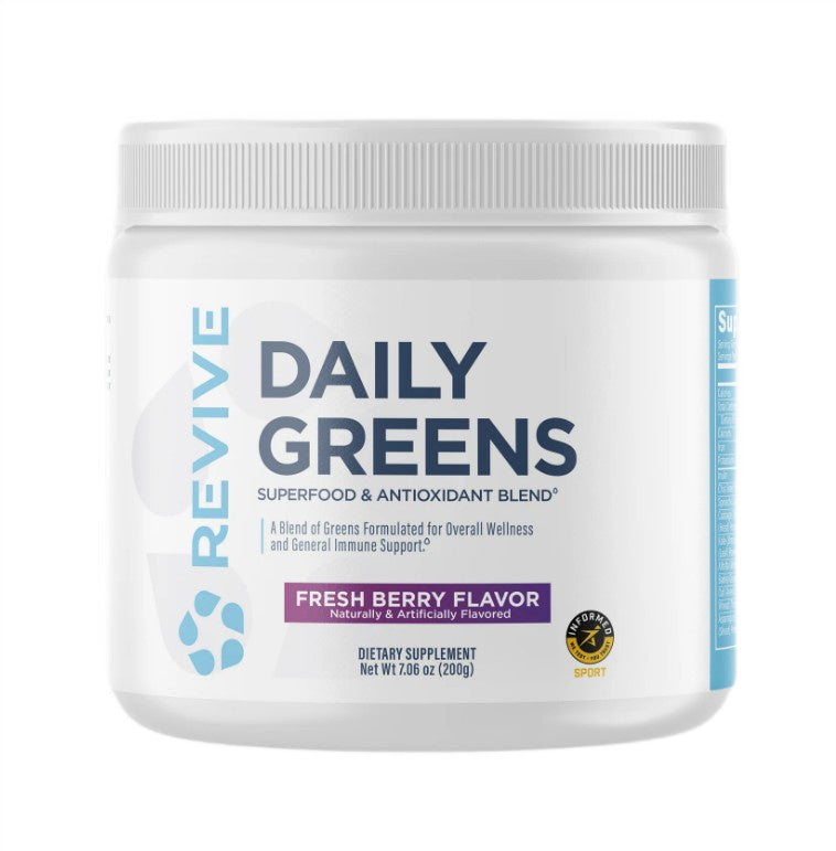 Revive Daily Greens Powder, Fresh Berry (EAN 850030689788) - 200g