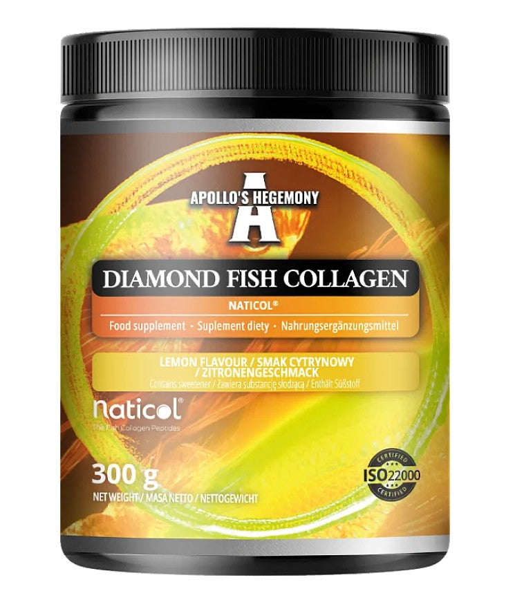 Apollo's Hegemony Diamond Fish Collagen, Lemon - 300g