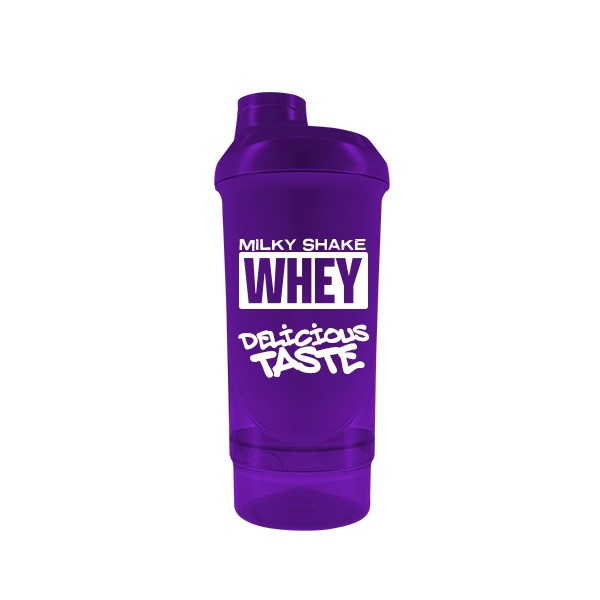 6PAK Milky Shake Whey Shaker - 500 ml + 150 ml.