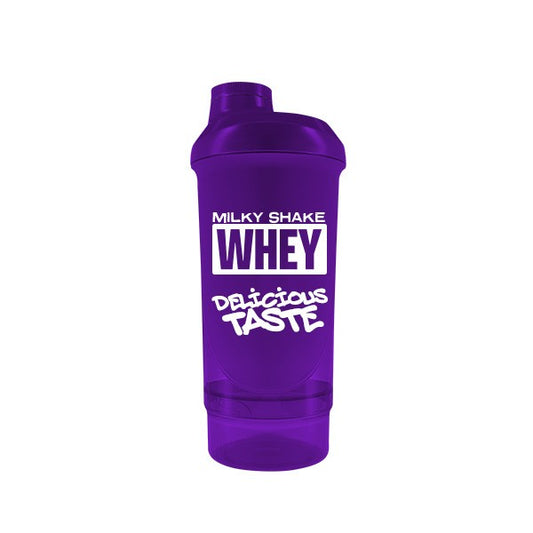6PAK Milky Shake Whey Shaker - 500 ml + 150 ml.