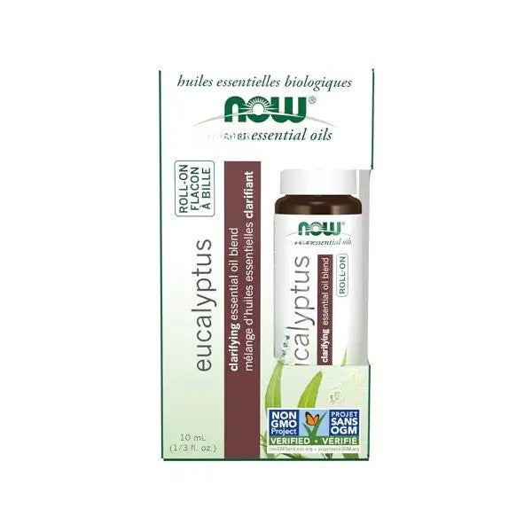 NOW Foods Essential Oil Roll-On, Eucalyptus - 10 ml.