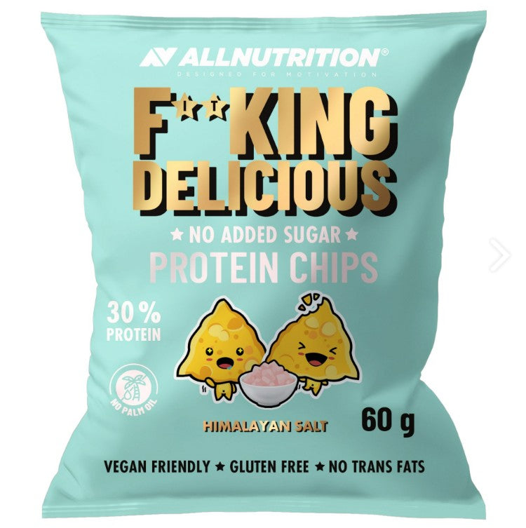 Allnutrition Fitking Delicious Protein Chips, Himalayan Salt - 60g