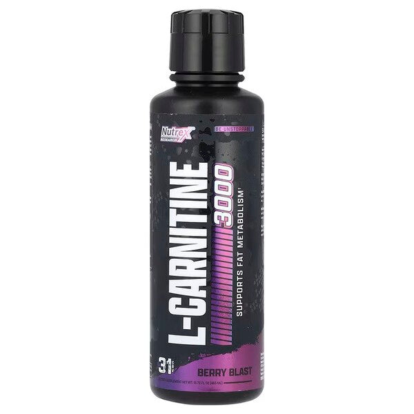 Nutrex Liquid Carnitine 3000, Berry Blast - 465 ml.