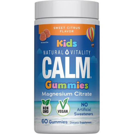 Natural Vitality Calm Kids Gummies, Sweet Citrus - 60 gummies