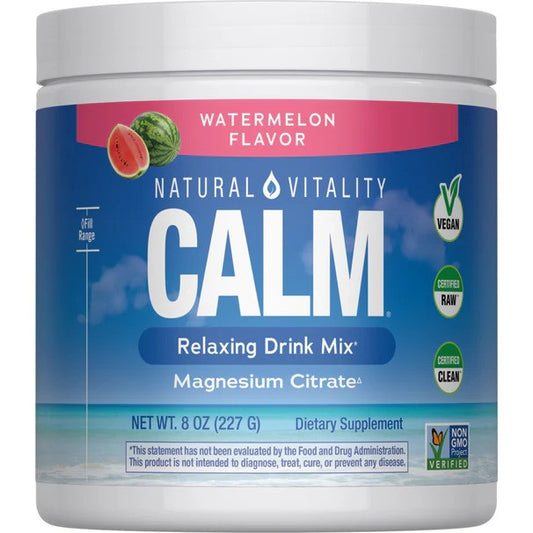 Natural Vitality Calm Magnesium Powder, Watermelon - 227g