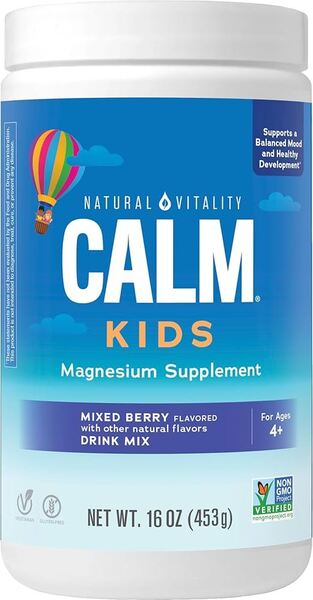 Natural Vitality Natural Calm Kids, Mixed Berry - 453g