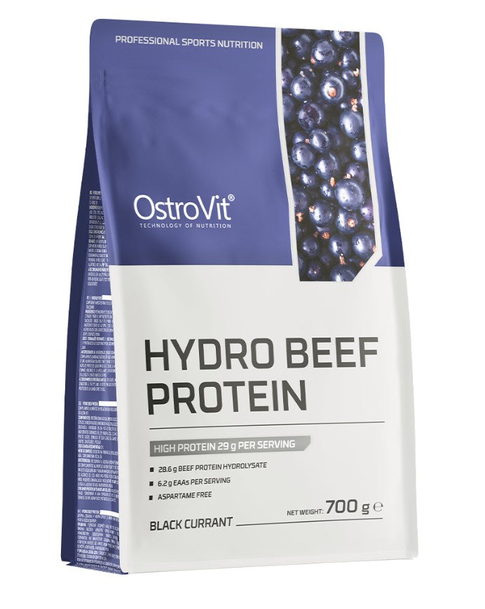 OstroVit Hydro Beef Protein, Black Currant - 700g