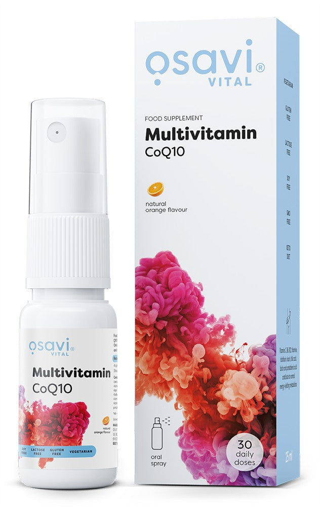 Osavi Multivitamin CoQ10 Oral Spray, Orange - 25 ml.