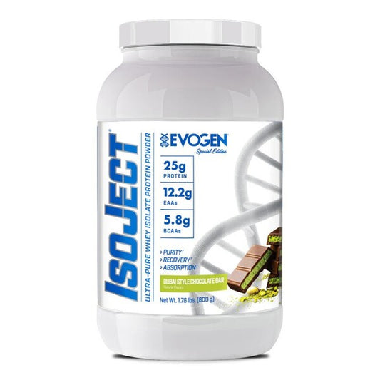 Evogen IsoJect, Dubai Style Chocolate Bar - 800g