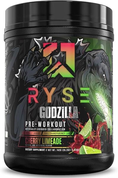 RYSE Godzilla Pre-Workout, Cherry Limeade - 742g